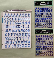 Lot of 26 Sheets Alphabet Stickers Sticko, MAMBI, NRN, K & Company New!