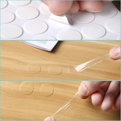 Versatile 280 Pcs Double Sided Putty Tack – Transparent Sticky Dots for Events