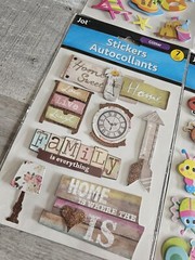 Sticker Lot – Scrapbooking 3D Stickers – Pirates Kids Hearts Summer Swim + #166