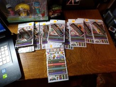 RECOLLECTIONS DIE-CUT STICKERS KWANZAA HOLIDAY LOT OF [9] 69 PC LOWEST NEW FR SH