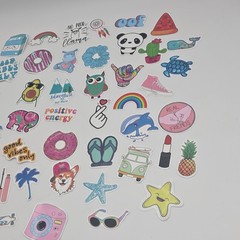 Cute Animals & Insects Sticker Lot – Multicolor Assorted Scrapbooking Designs