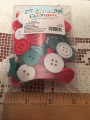 Make it Christmas Buttons and parts for Holiday Projects