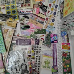 175+ Pieces Huge Lot Scrapbooking Stickers Embellishments NEW Many Occasions