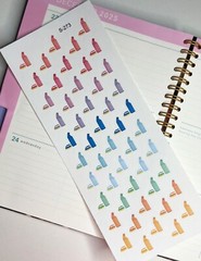 Home Cleaning, bathroom,Floor Cleaning:Handmake Erin Condren Planner Sticker