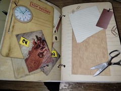 Crime Detective Junk Journals Scrapbook USA