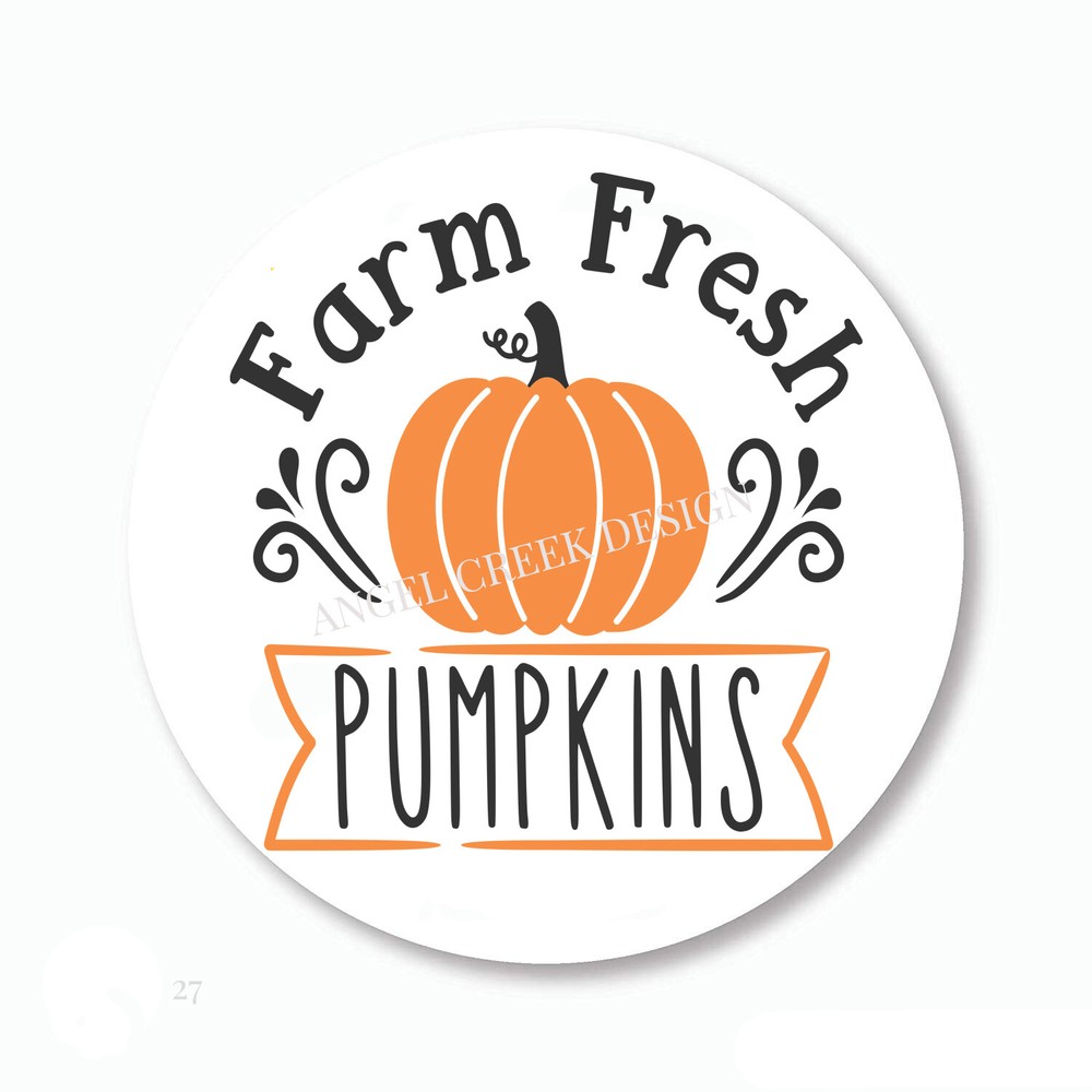 Autumn Farm Fresh Pumpkins Scrapbook Stickers Envelope Seals Pumpkin Favors