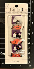 Little B Stickers SKELETON BONES, HALLOWEEN CANDIES or SCARY GHOSTS