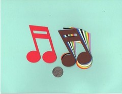 Music Note Die Cuts – Choose Single or Double Music Notes – Any Color