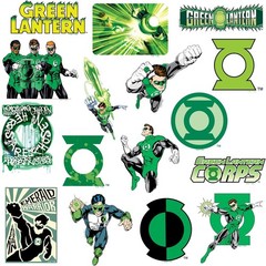 GREEN LANTERN VARIETY DIE CUT VINYL 50 CT STICKER PACK