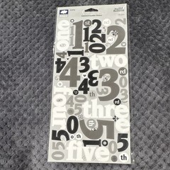 Huge Alphabet Sticker Lot Scrapbooking Letters Numbers Bundle