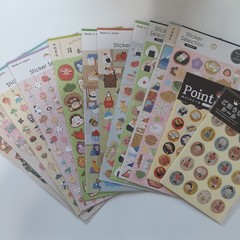 Sticker Sheet set Japanese Culture and Food Made in Japan