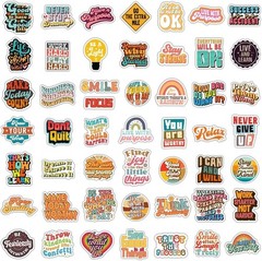 100 Pack Waterproof Motivational Stickers for Kids, Teens & Adults – Inspire!