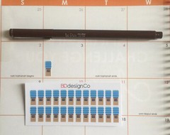 24 Water Delivery Planner Stickers for Various Types of Planners (#193)