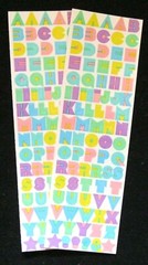 Mrs Grossman Alphabet Sticker Sheets Assortment *Your Choice* (See Description)