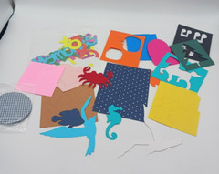 Lot of Misc Die Cuts Paper Crafting Embellishments Scrapbooking Supplies