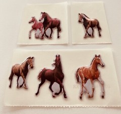 Mxd Horse Wild Wild West Cowboy Themed Lot Stickers + Puffy Sticker + Borders