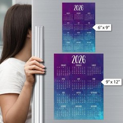 Elegant Removable 2026 Sticker Calendar – Perfect for Home & Office Decor