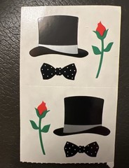 Mrs. Grossman’s Stickers Wedding Formal Top Hat 1/2 Sheet