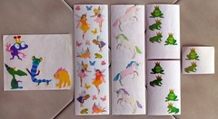 Lot of MRS. GROSSMAN’S Fantasy Wizard / Fairies / Unicorns / Princess Stickers