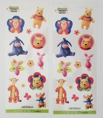 Vintage «Winnie the Pooh and Friends» Variety Lot of 14 Sticker Sheets – Used