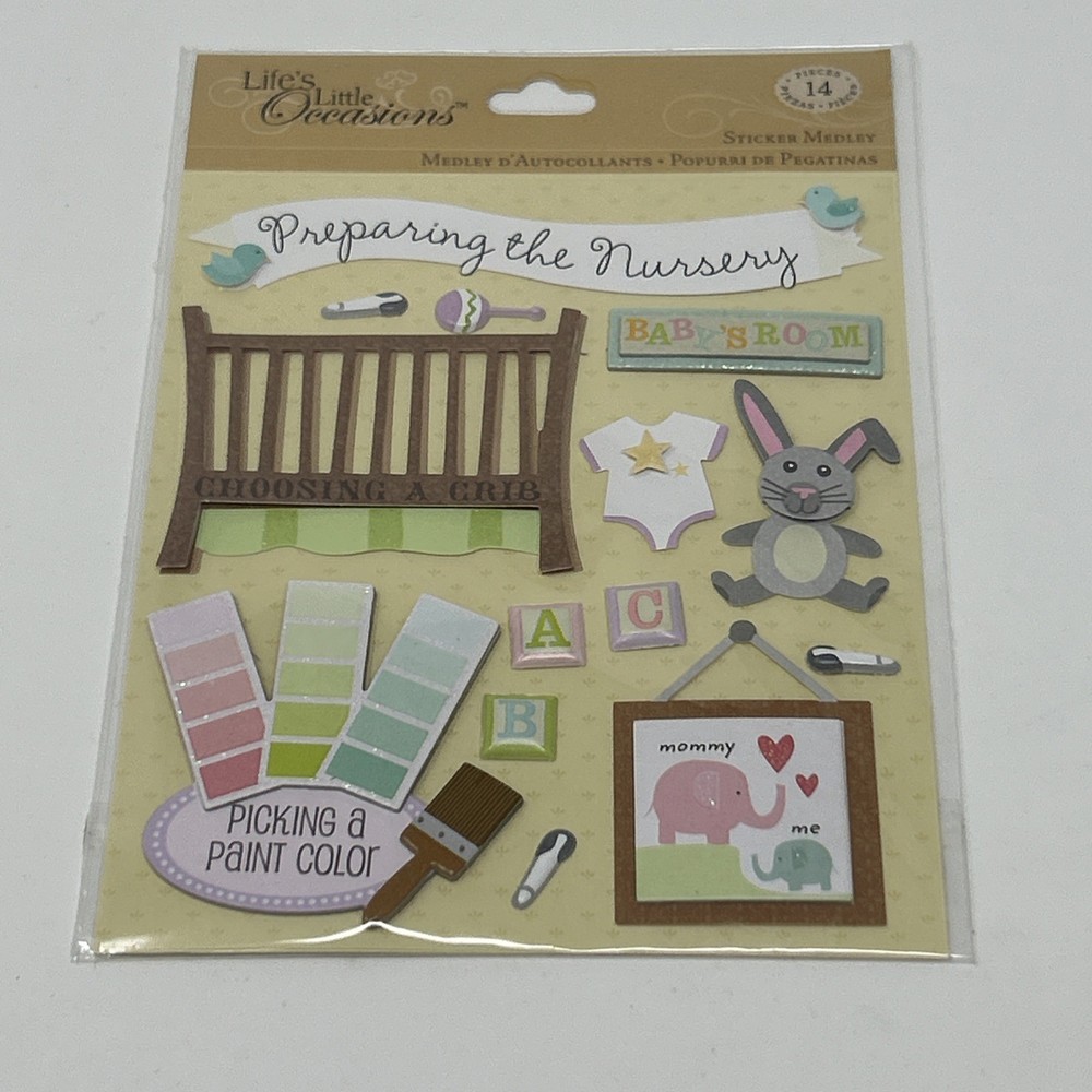 Preparing The Nursery Baby’s Room Scrapbooking Stickers Life’s Little Occasions