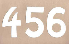 5 inch Numbers Die Cut For Posters Signs and Banners – From 0 to 9