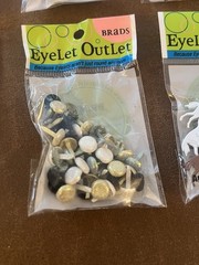 Eyelet Outlet Brads Lot of NEW 6 packs Card Making Scrapbooking Kids Horses