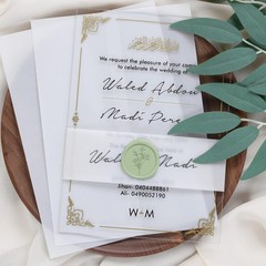 Wax Seal Stickers – Baby’s Breath Wedding Invitation Envelope Seal Stickers, …