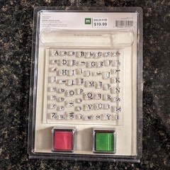 18 Pc Scrapbooking Kit Embellishments Stamp Kit Stickers me & my BIG ideas NEW