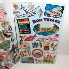 Flamingo & Friends / Tropical Vacation Sticker Sheets x2 Punch Studio Grossman