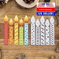 Happy birthday candles candle metal cutting dies cut machine cutter die
