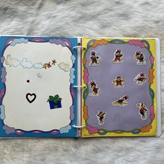 vintage Trend 80s Stinky sticker collector Album Binder Book 1983 & pages
