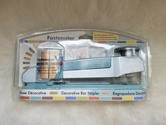 Fastenater blue Decorative Bar Stapler 48 staple bars included EKFST01 Eksuccess