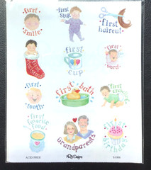5 X 6″ NRN DESIGNS STICKERS: BABY’S FIRST YEAR HOLIDAY MILESTONES