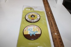 American Crafts Flair Fishing Adhesive Badge ~ Summer Camp & Stinkin’ Cute Craft