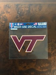 NCAA Multi-Use Decal Reusable/Removable – WinCraft NEW-VIRIGINA TECH UNIVERSITY