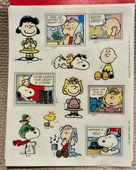 2 Sheets Hallmark Peanuts Gang Stickers Snoopy Lucy Charlie Sally Linus