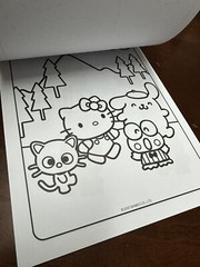 🎀 LARGE STICKER PAD Hello Kitty Activity Coloring Book Full Size Create A Scene