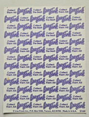 VTG Lisa Frank Sticker Sheet Complete Rare #S-164 Hearts