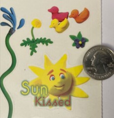BACKYARD FUN Mylar Stickers Approx.4-1/4″x 11″Miss Elizabeth’s •Camping•Outside•
