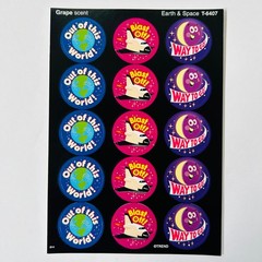 TREND Scratch n Sniff Scented Sticker LOT Blueberry Popcorn Grape Chocolate NEW