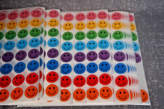 1800 Pcs 1″ Smiley Happy Face Stickers / Labels Reward Stickers Multui color