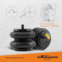 maXpeedingrods 5000 lbs Rear Air Suspension Bags Kit for Toyota Tacoma 2WD 4W…