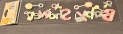 Sticko Sew Whats? Baby Shower Embroidered Stickers New in Package
