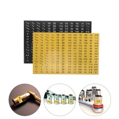 20 Sheets Socket Wrench Sticker Tool Wall Organization Organizer Labels