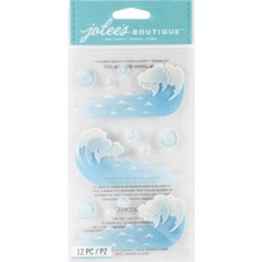 JOLEE’S BOUTIQUE – VELLUM WAVES – DIMENSIONAL STICKER