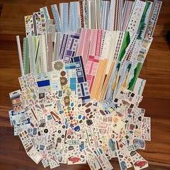 Scrapbooking Sticker Lot Stickers Creative Memories 107 Sheets Mrs. Grossman’s