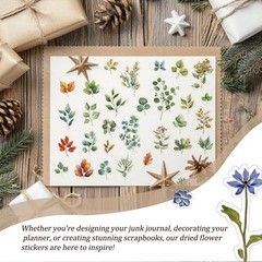 450 Pcs Flower Stickers for Scrapbook Supplies, 2.6 to 2.8 inches, Colorful