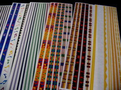 Lot of Stickers, Great Lengths, Hot Pink Lines, Textiles, Amusement Park, Dance