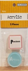 Colorbok BABY Acrylic PRECIOUS ADORABLE 2 Pieces
